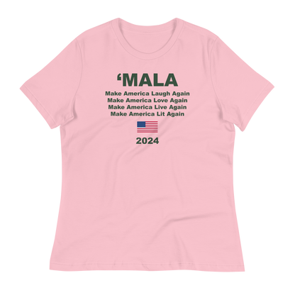 'MALA 2024 Women's Tee (Pink & Green)