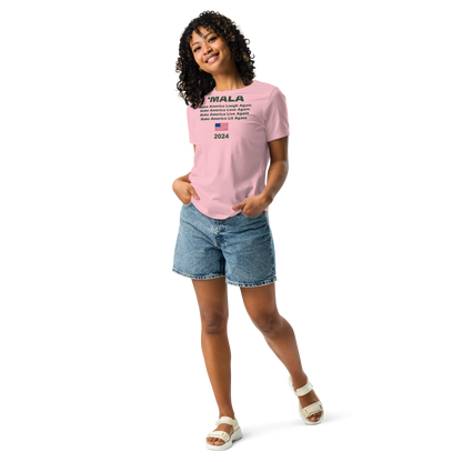 'MALA 2024 Women's Tee (Pink & Green)